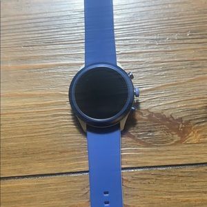 Fossil sport smart watch blue